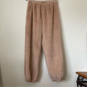 Self Esteem Sherpa Tan Pants | NWT